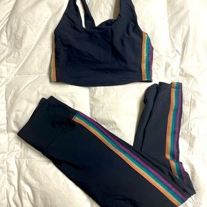 Size Medium Spiritual Gangster Bra and Legging Set — LIKE NEW